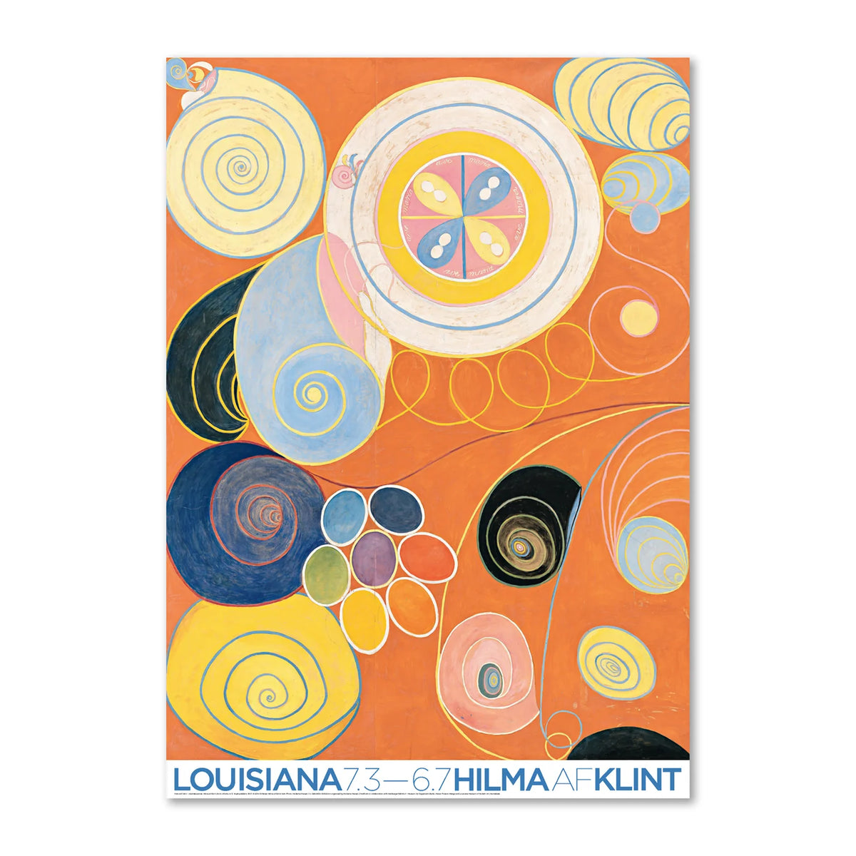 Hilma af Klint《De tio största, No. 3》Louisiana 原裝海報 A1