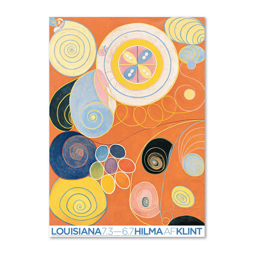 Hilma af Klint《De tio största, No. 3》Louisiana 原裝海報 A1