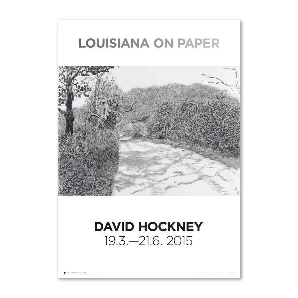 David Hockney《Worldgate》Louisiana 原裝海報 A1