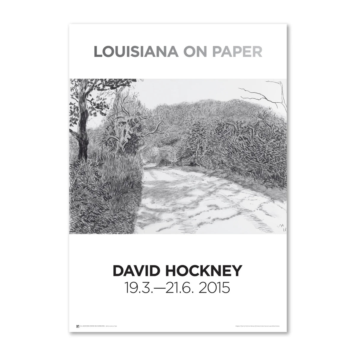 David Hockney《Worldgate》Louisiana 原裝海報 A1