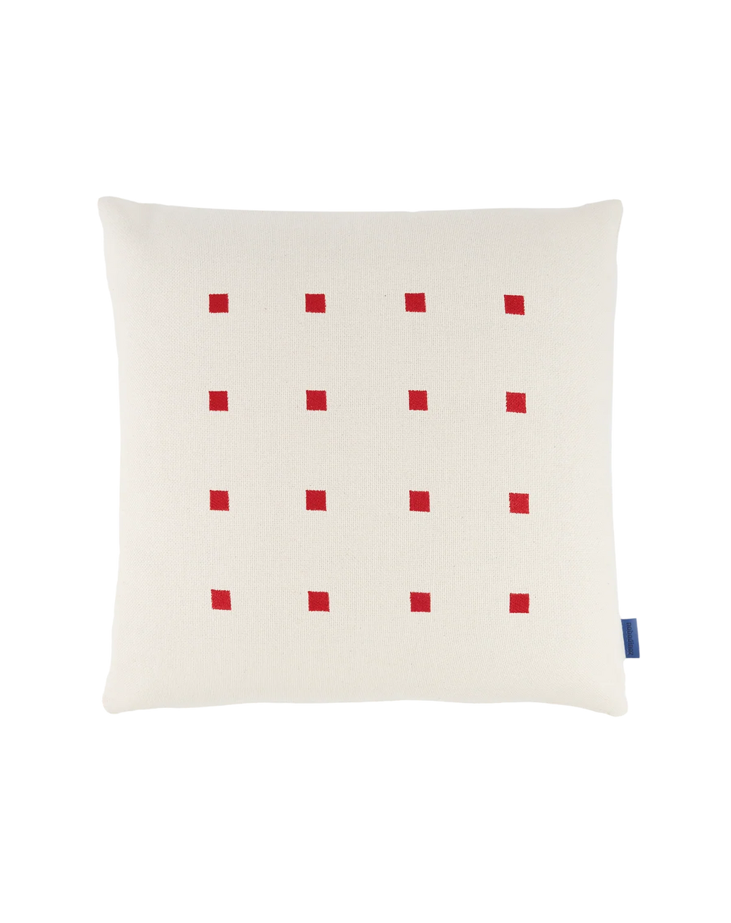 Nobodinoz 刺繡方形抱枕 紅色