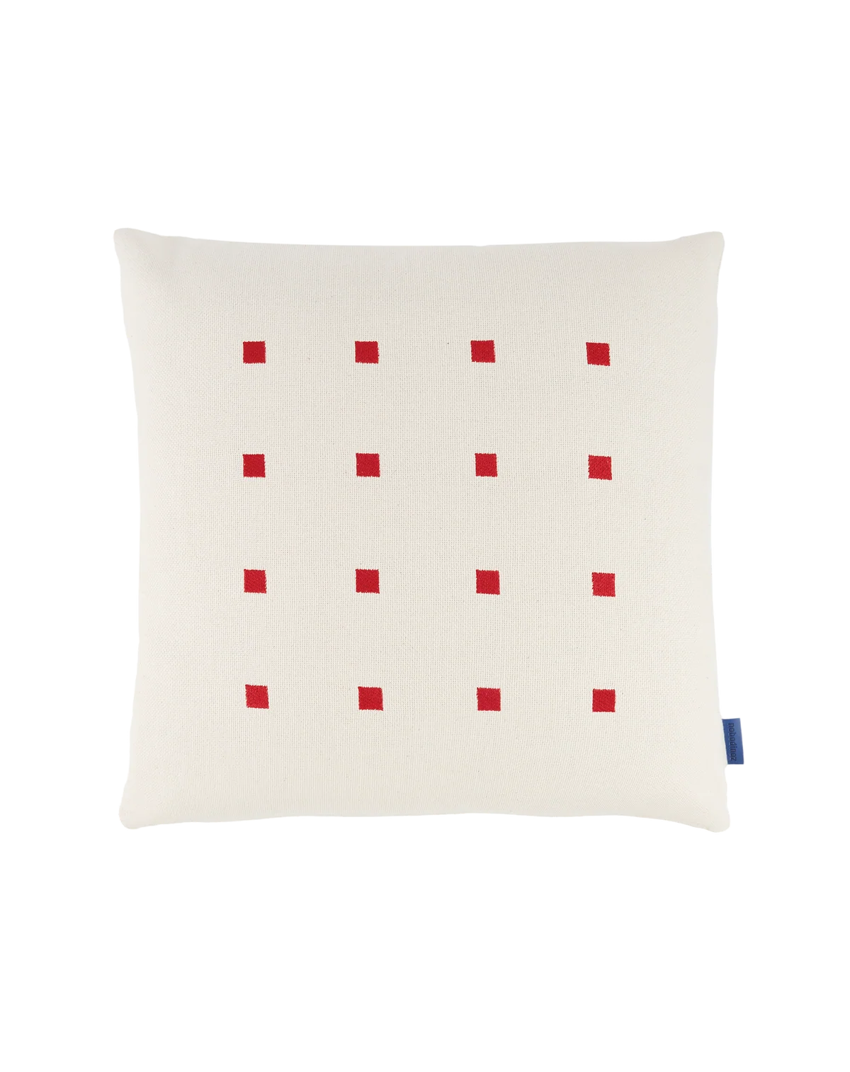 Nobodinoz 刺繡方形抱枕 紅色