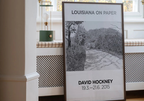 David Hockney《Worldgate》Louisiana 原裝海報 A1 細節與情境照
