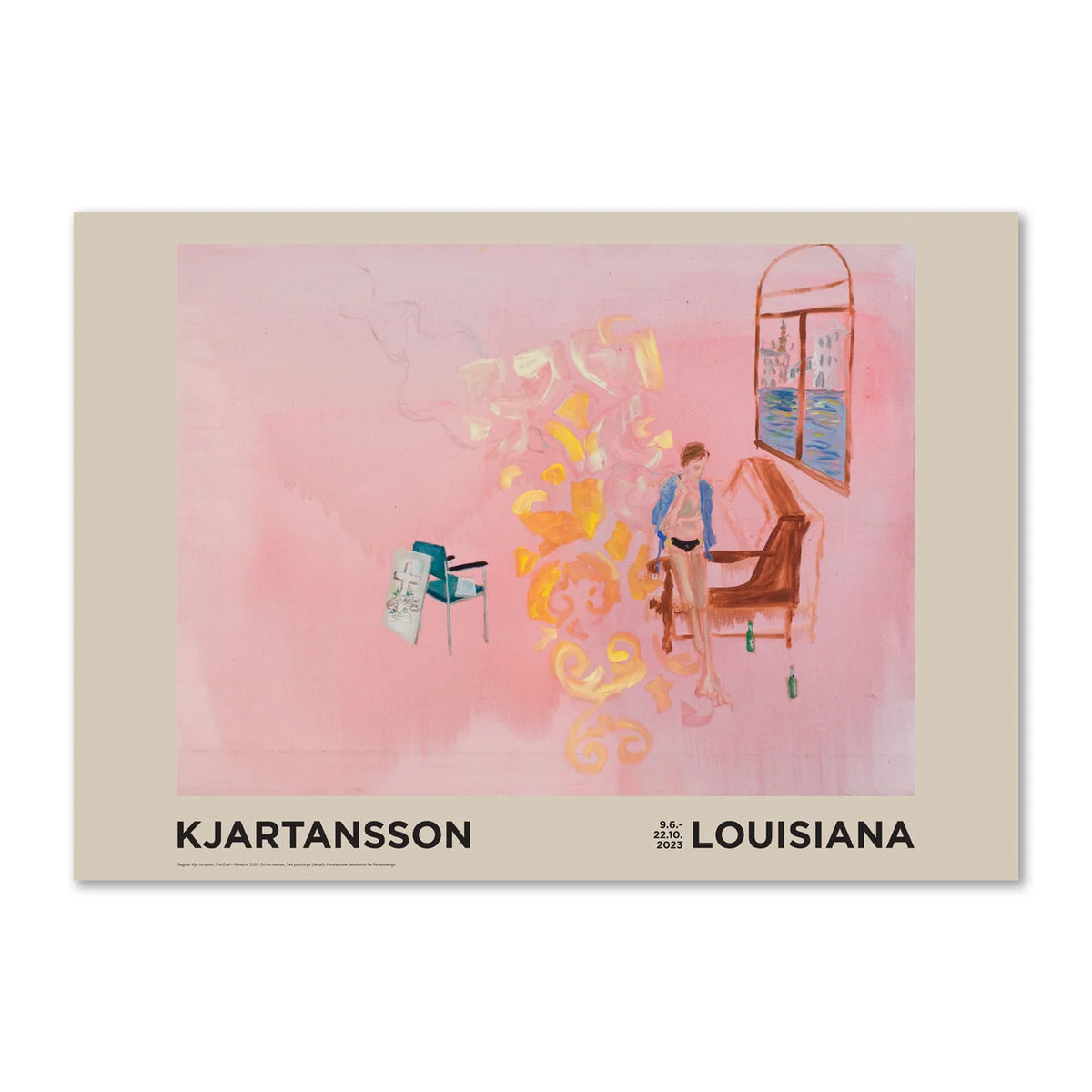 Ragnar Kjartansson《The End (Pink)》Louisiana 原裝海報 A2