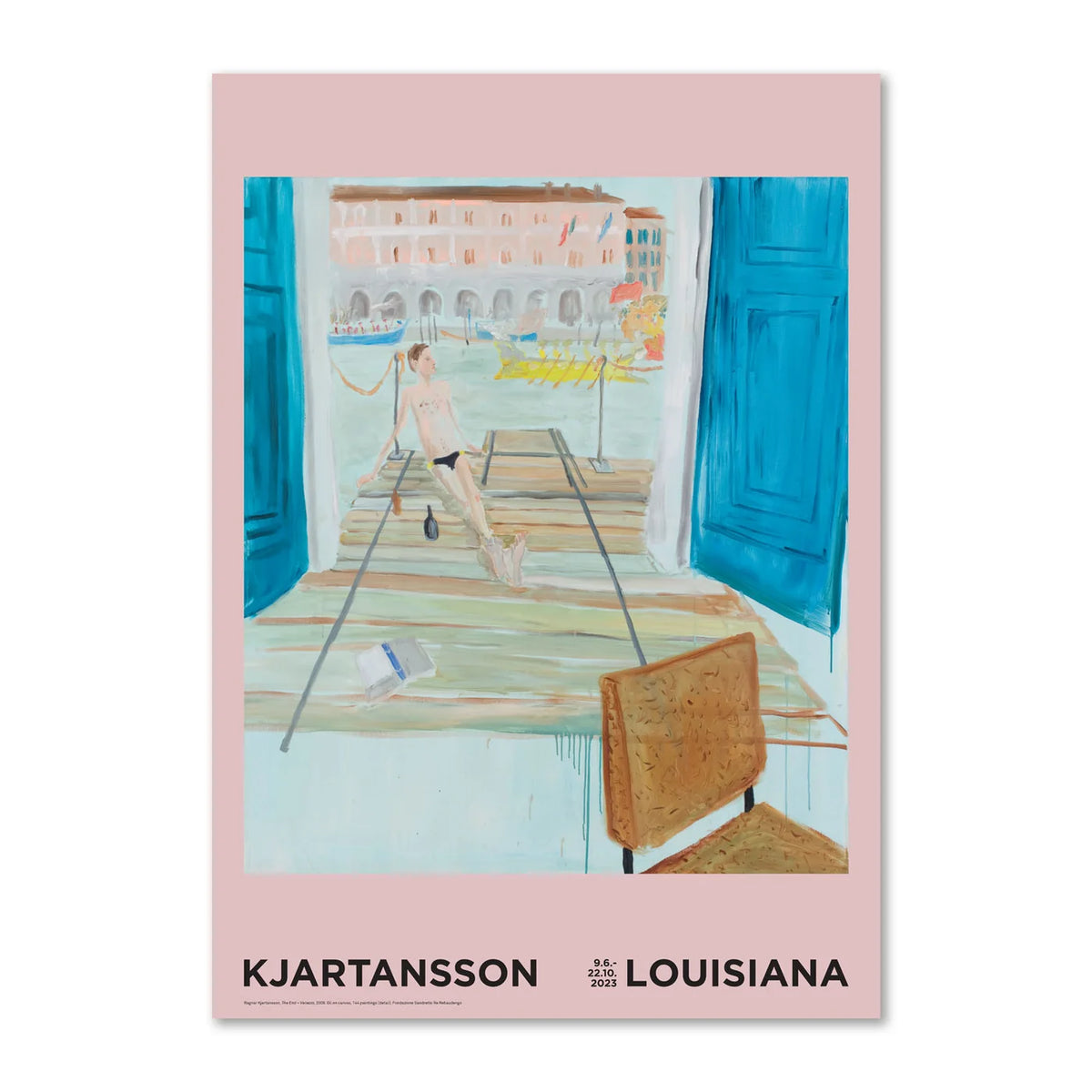 Ragnar Kjartansson《The End (Man on Jetty)》Louisiana 原裝海報 A2