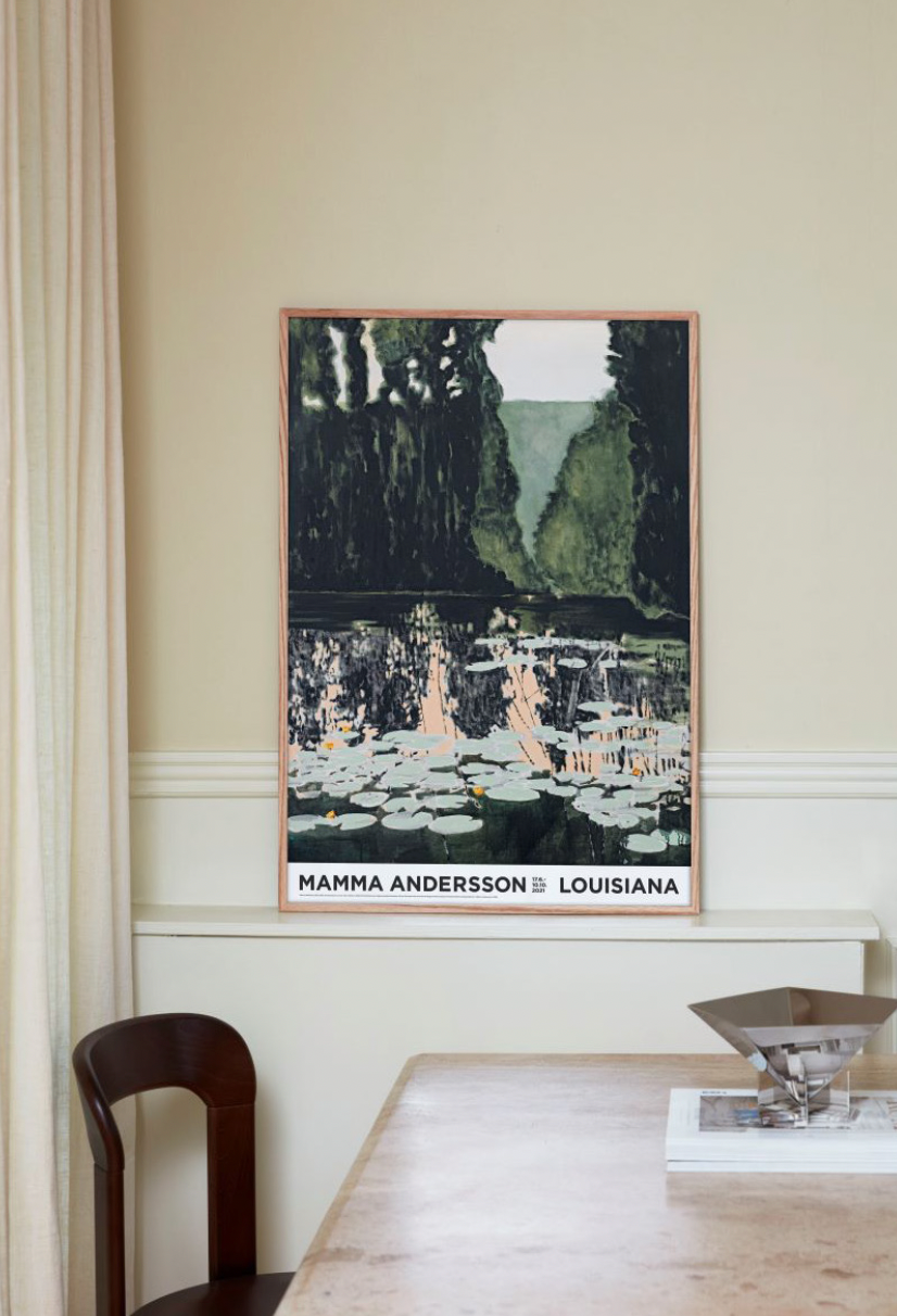 Mamma Andersson《Pond》Louisiana 原裝海報 A1 細節與情境照