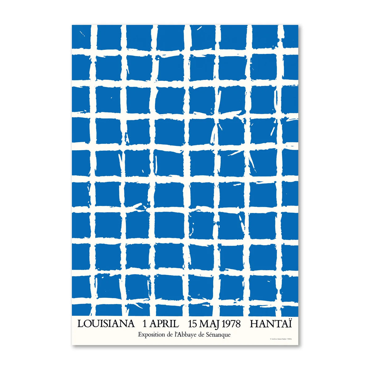 Simon Hantaï《Tables》Louisiana 原裝海報 A2